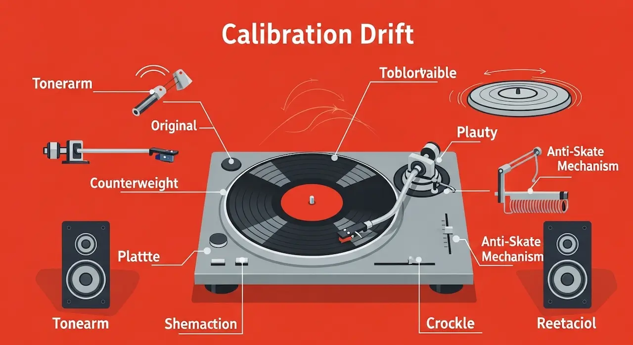 Calibration drift: why tour turntable setup changes over time?